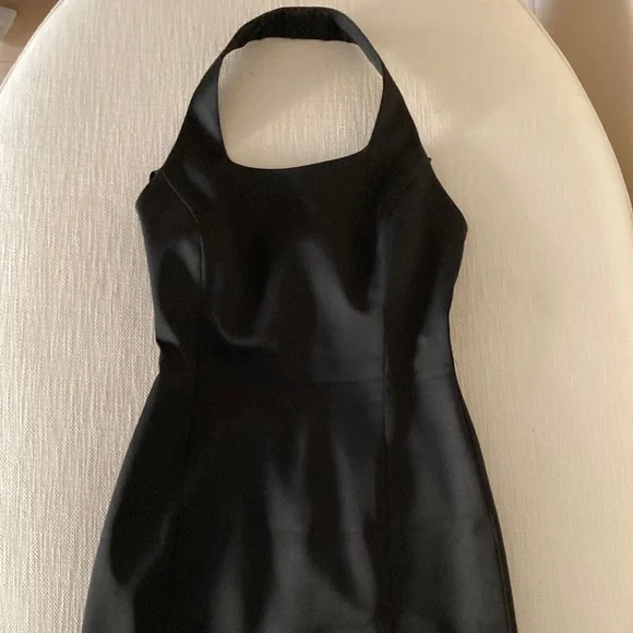 halter neck dress sequin Codami Halterneck Mini Dress in Sequin Knit Navy , Halter Neck , Bodycon , Plunge Neckline main image 1